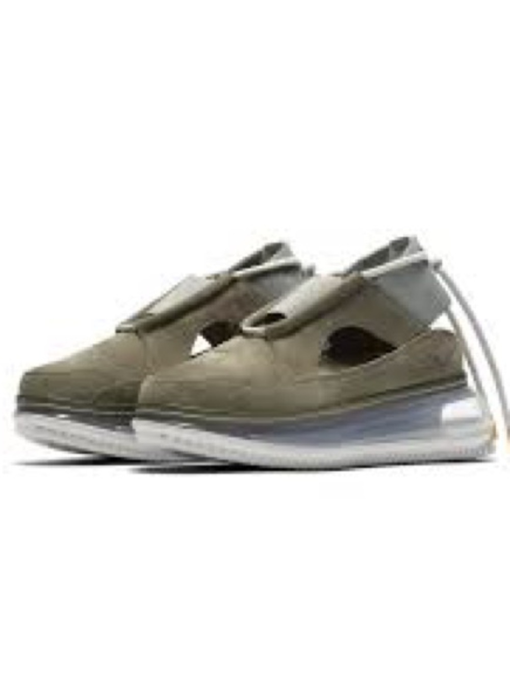 Nike Olive Green Women’s Slide Sandals with Translucent Air Sole